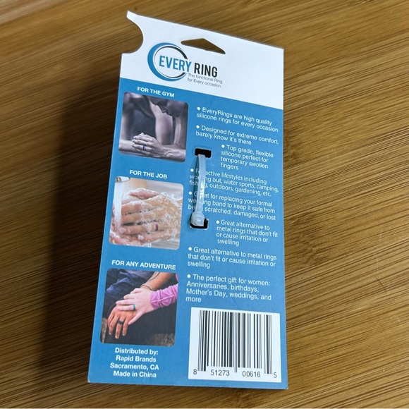 Silicone Rings 5-Pack - Multicolor - Picture 4 of 5